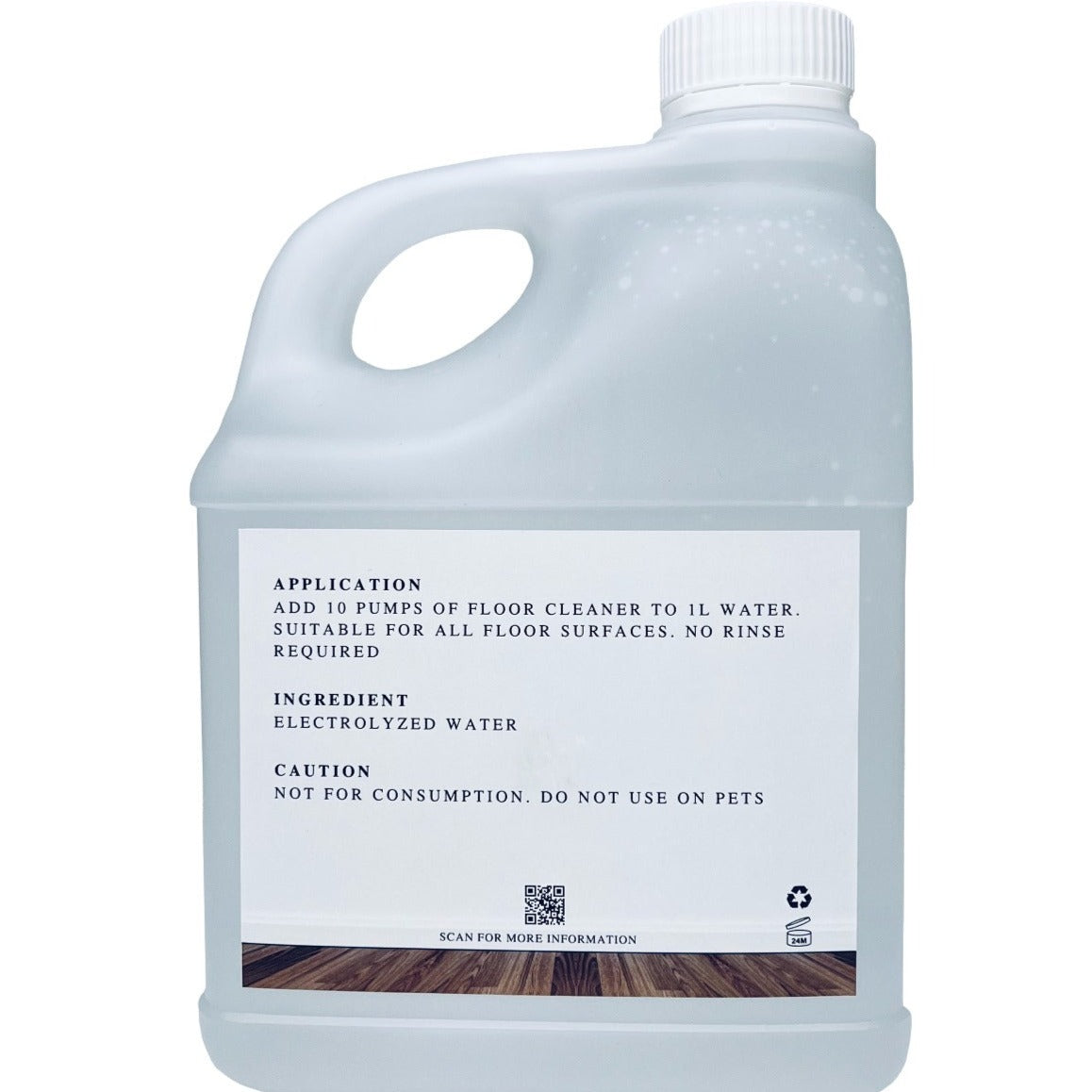 G-Natural 100% Electrolyzed water Sanitizing Floor Cleaner 1.9L / 4L