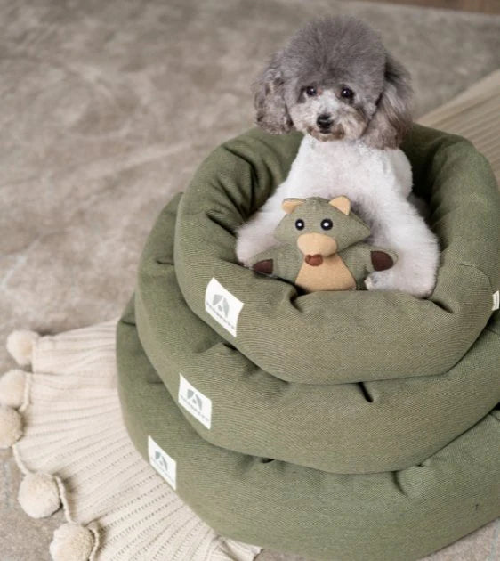 Troopets Round Bed for Dogs - 3 Sizes