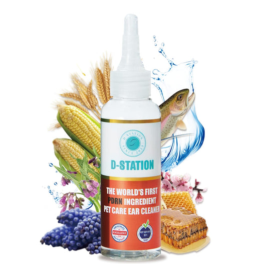 D-Station PDRN Pet Ear Cleaner for Dogs and Cats