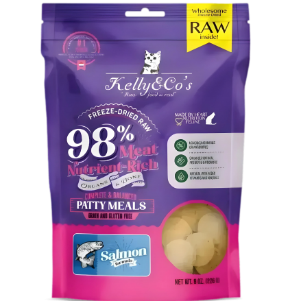 Kelly & Co's Patty Meals Salmon for Cats 226g