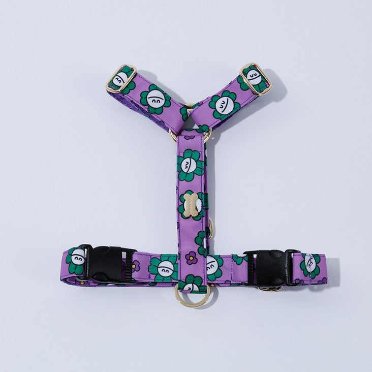 NORADOG H Harness - Mr Clover (Purple)