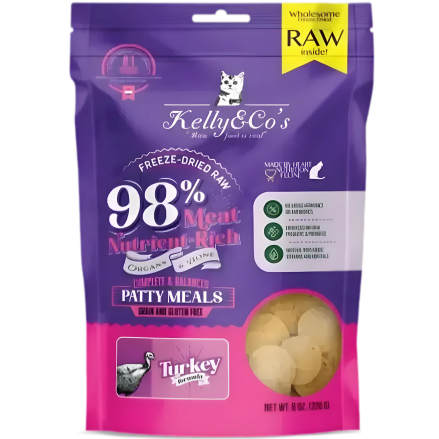 Kelly & Co's Patty Meals Turkey for Cats 226g