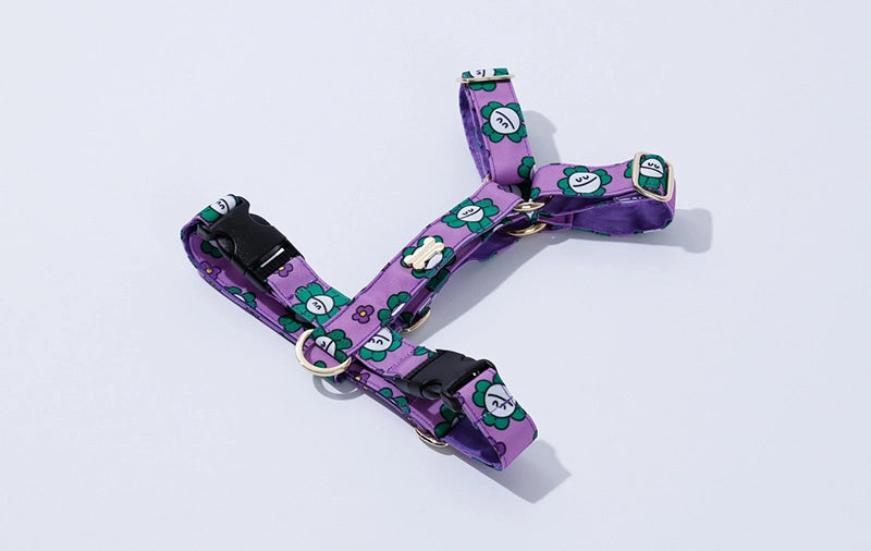 NORADOG H Harness - Mr Clover (Purple)