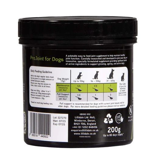 Lillidale's Projoint for Dogs 200g, 500g & 2kg