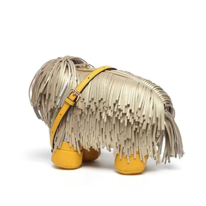 PRE-ORDER: Furby Aefair Leather Shaggy Dog Bag