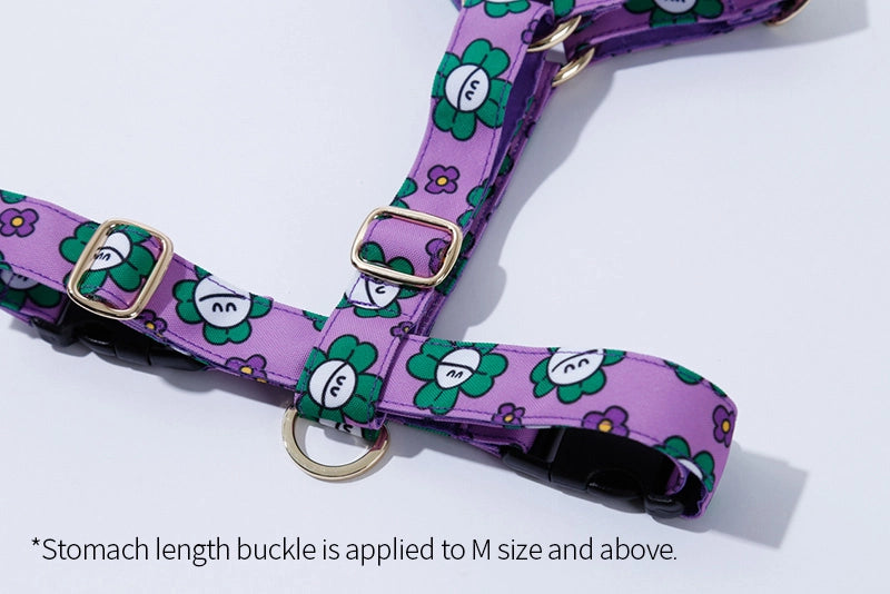 NORADOG H Harness - Mr Clover (Purple)