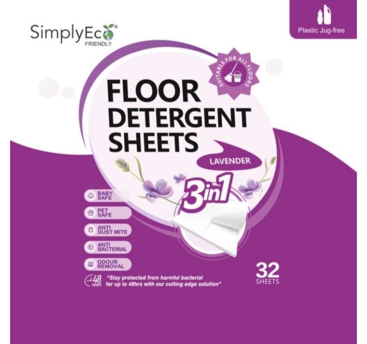 Furby Aefair 3in1 Floor Detergent Sheets Lavender (32pcs)