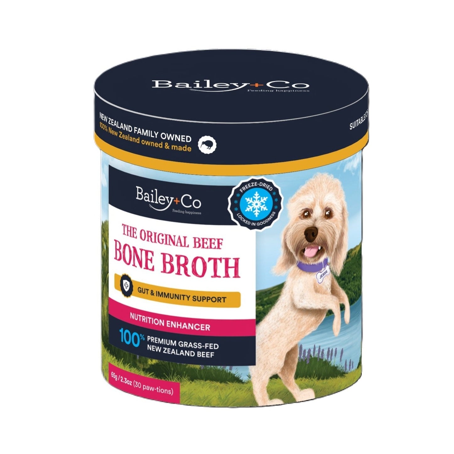 Bailey & Co Freeze-dried Dissolvable Bone Broth for Dogs 30g / 65g