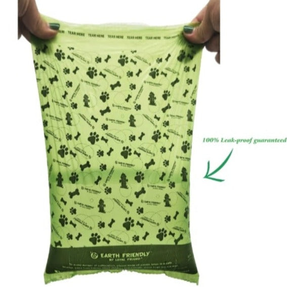 Earth Friendly Poop Bag for Dogs (144pcs/8 Rolls)