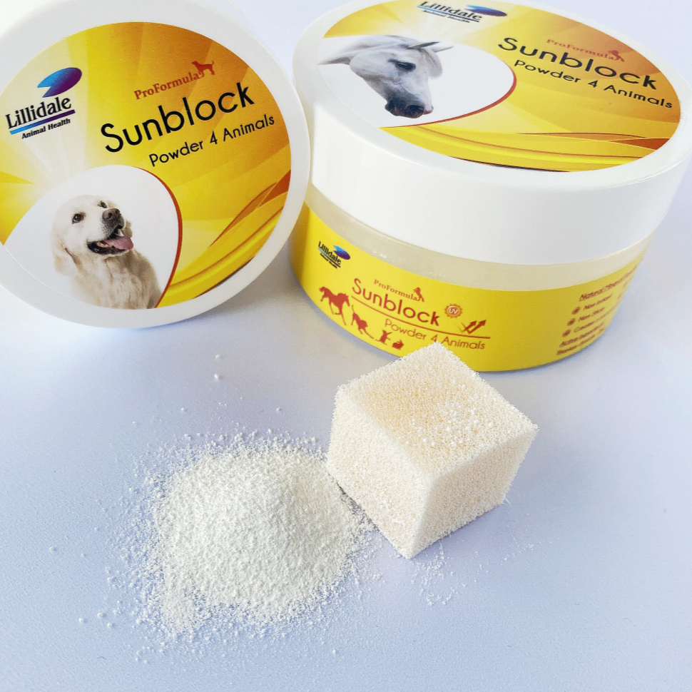 Lillidale's Sunblock Powder for Cats, Dogs and other Animals 35g