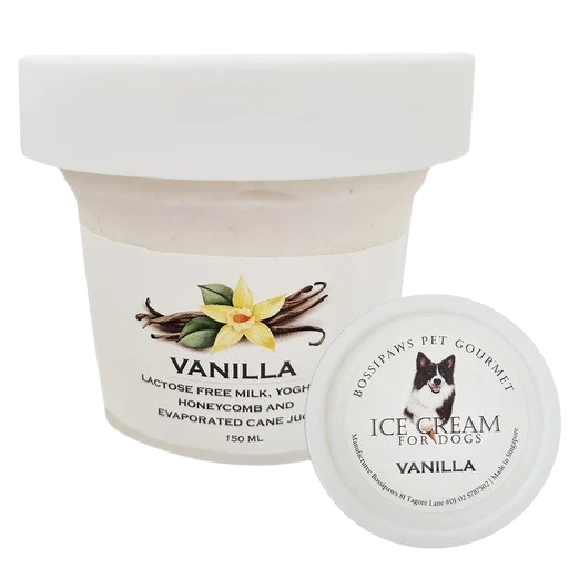 BossiPaws Ice-cream Vanilla Frozen Dog Treat 200ml