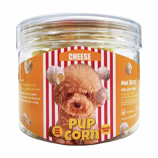 Bossipaw Cheese Pup Corn Treat for Dogs 14g