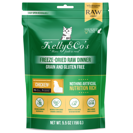 Kelly & Co's Raw Dinner Chicken with Mixed Fruits and Vegetables for Cat 156g