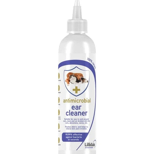 Lillidale's Antimicrobial Ear Cleanser for Cats & Dogs 250ml