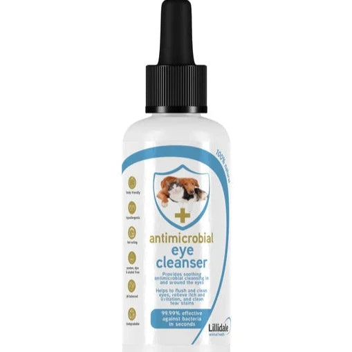 Lillidale's Antimicrobial Eye Cleanser for Cats & Dogs 65ml