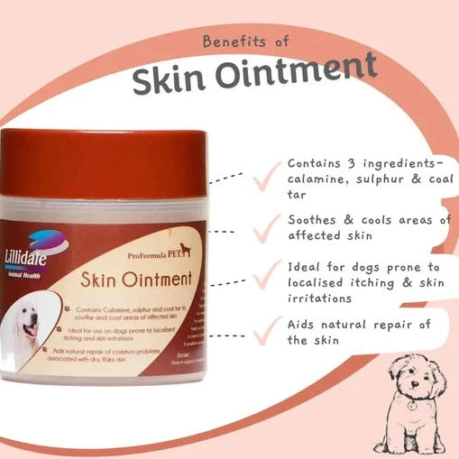 Lillidale's Skin Ointment for Dogs 125g