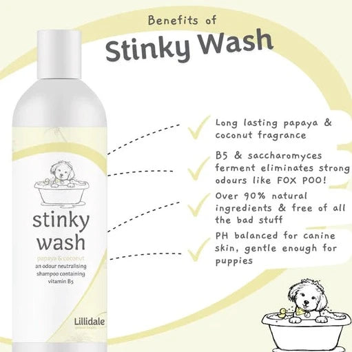 Lillidale's Stinky Wash Shampoo for dogs 250ml