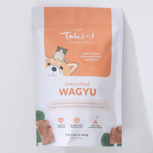 Taki's Wagyu Steak Freeze-Dried Treats Ego Pack 70g