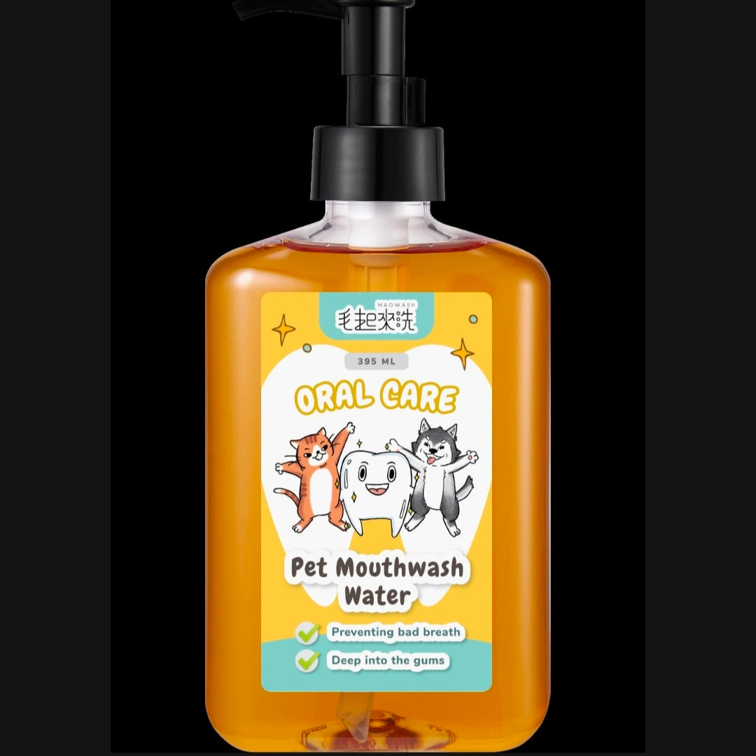 MAOUP Breath Freshener Mouthwash Water for Cat & Dog - 375ml